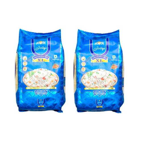 JOLLYS INDIAN BASMATI RICE 2 X 1KG 
