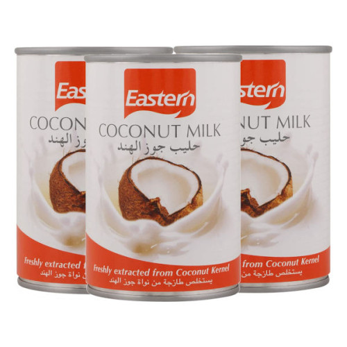 EASTERN COCONUT MILK TIN 3 X 400ML 