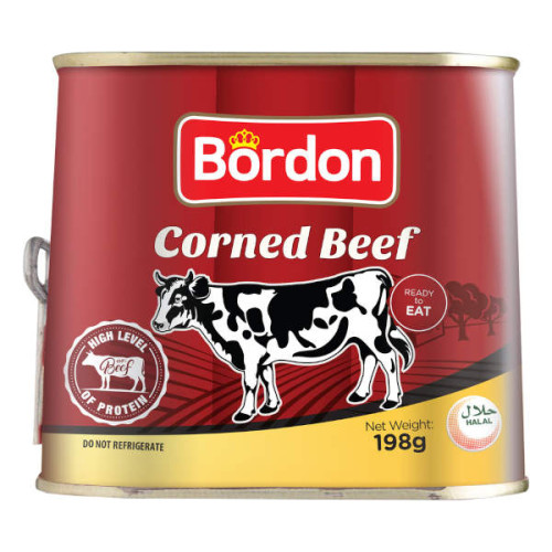 BORDON CORNED BEEF 198GM 