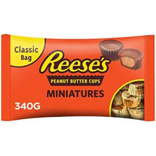 REESES MINIATURES BAG 340 GM