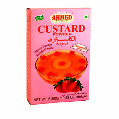 AHMED CUSTARD POWDER STRAWBERRY 300GM 