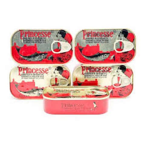 PRINCESSE SARDINE IN OIL 5S*125 GM