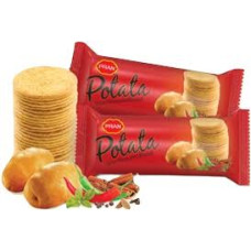 PRAN POTATO SPICY BISCUIT 4 X 100 GM