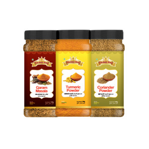 KITCHEN KING CHILLI+TURMERIC+CORIANDER 3S*180 GM