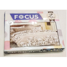 FOCUS SINGLE BEDSHEET 144X224