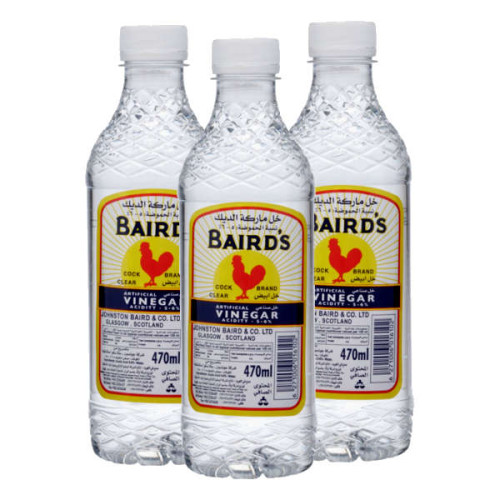 BAIRD-S WHITE VINEGAR 3 X 470ML 