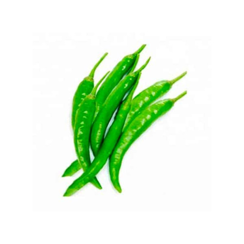 GREEN CHILI LONG - INDIA - 250GM   (APPROX)