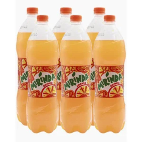 MIRINDA ORANGE PET 1.25LTR X6S