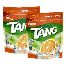 TANG INSTANT FRUIT DRINK POWDER ORANGE 2 X 375GM 