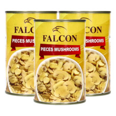 FALCON MUSHROOM PIECES 425GM 2 + 1 FREE 