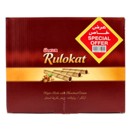 ULKER RULOKAT WAFER ROLLS 24 X 24GM 