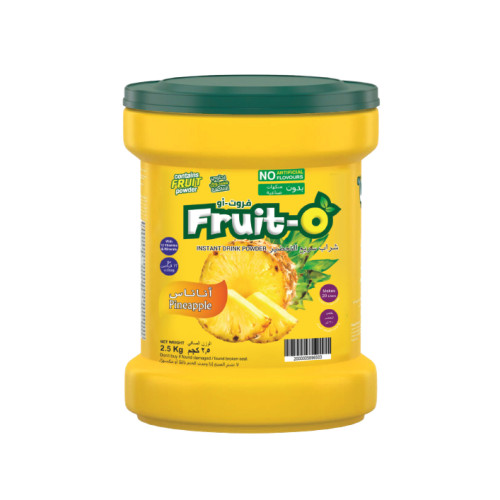 FRUIT-O INSTANT DRINK PINEAPPLE (NATRL) 2.5 KG