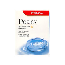 PEARS SOAP SOFT & FRESH 4X125GM@10% OFF