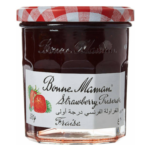 BONNE MAMAN STRAWBERRY PRESERVE 370GM 