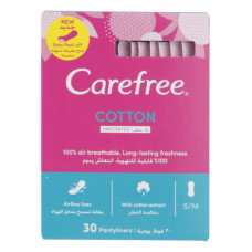 CAREFREE PANTYLINERS UNSCENTED 30'S 