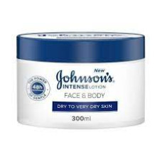 JOHNSONS INTENSE CREAM FACE &BODY 300ML