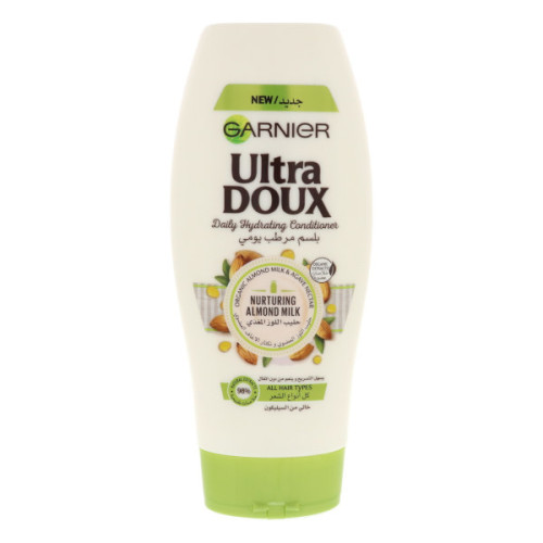 GARNIER ULTRA DOUX DAILY HYDRATING CONDITIONER NURTURING ALMOND MILK 400ML 