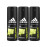 ADIDAS BODY SPRAY 48H PURE GAME 3X150ML