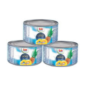 DOLE TROPICAL GOLD PINEAPPLE SLICES 3S*227GM