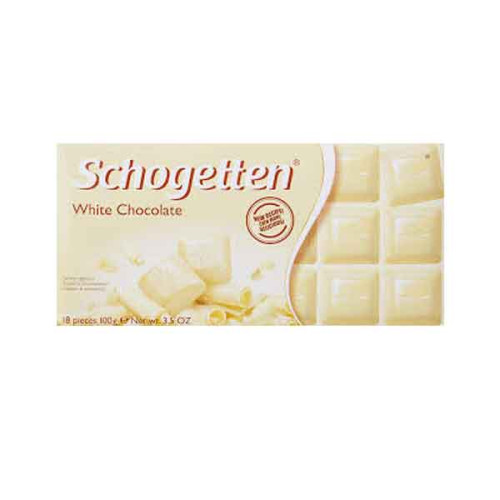 SCHOGETTEN WHITE CHOCOLATE 100GM 