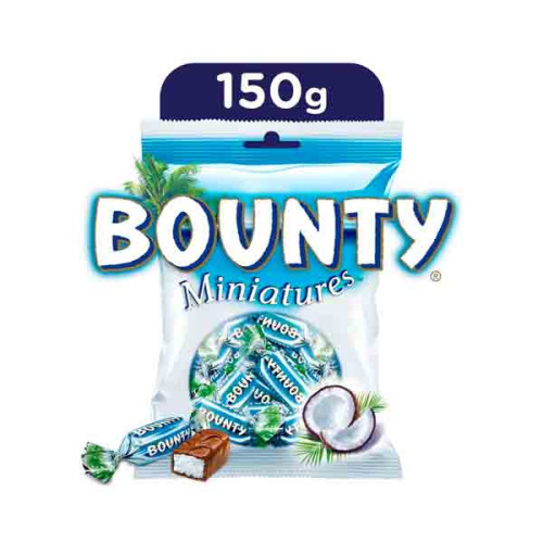 BOUNTY MINIATURES CHOCOLATE 150GM 