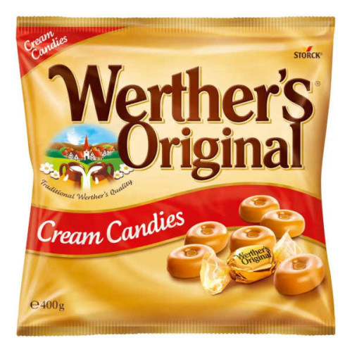 WERTHER'S ORIGINAL CREAM CANDIES 400GM 