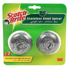 SCOTCH BRITE STAINLESS STL METALIC SPIRAL 2+1
