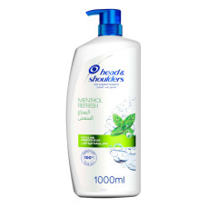 HEAD & SHOULDERS SHAMPOO MENTHOL REFRESH 1LTR 