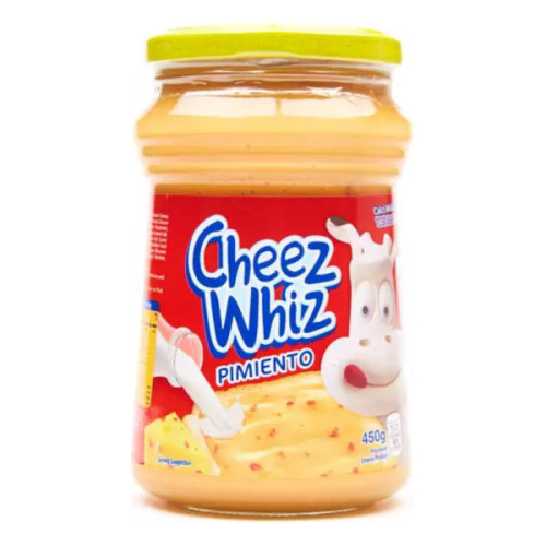 KRAFT CHEESE WHIZ SPREAD WITH PIMENTO 450GM 