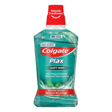 COLGATE PLAX MOUTHWASH SOFT MINT 500ML 