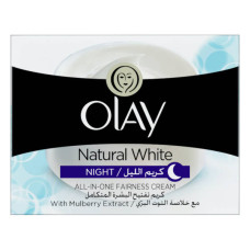 OLAY NATURAL WHITE NIGHT CREAM 50GM 