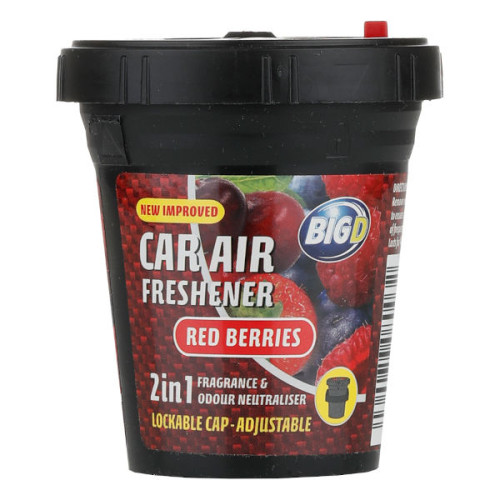 BIG D CAR AIR FRESHENER RED BERRIES 130GM  