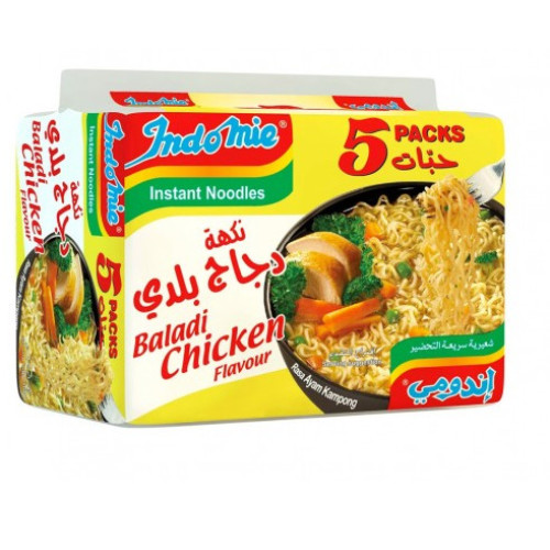 INDOMIE CHICKEN NOODLES 72GM NEWX5