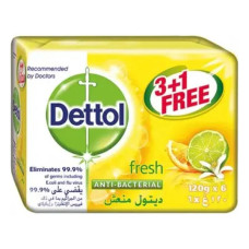 DETTOL SOAP FRESH 4X165GM 35%OFF