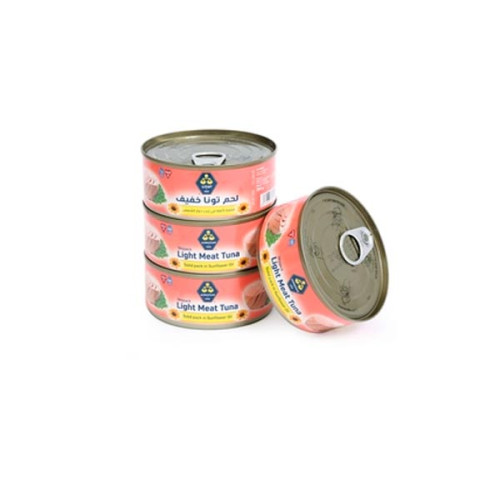 ALWAZZAN SKIP JACK TUNA IN OIL 4 X 160GM 