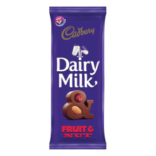 CADBURY DAIRY MILK CHOCOLATE FRUIT & NUT 100GM 