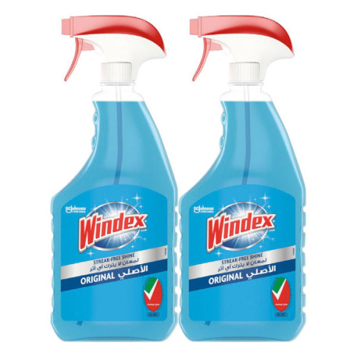 WINDEX GLASS CLEANER ORIGINAL 2 X 750ML 