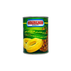 AMERICANA PINEAPPLE PIECES IN LIGHT SYRUP 565GM