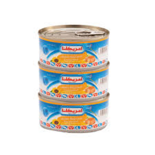 AMERICANA LIGHT TUNA CHUNKY 3 X 160GM