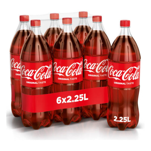 COCA COLA SOFT DRINK 6 X 2.25LTR 