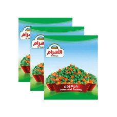 AL AHRAM PEAS AND CARROTS 3S*400 GM