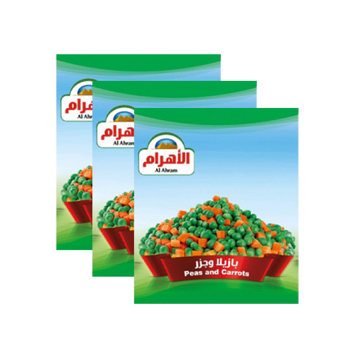 AL AHRAM PEAS AND CARROTS 3S*400 GM