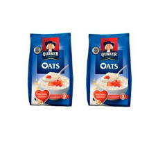 QUAKER WHOLE OATS POUCH 2 X 400GM 