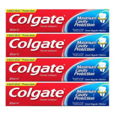 COLGATE TOOTHPASTE MAXIMUM CAVITY PROTECTION 4 X 100ML 