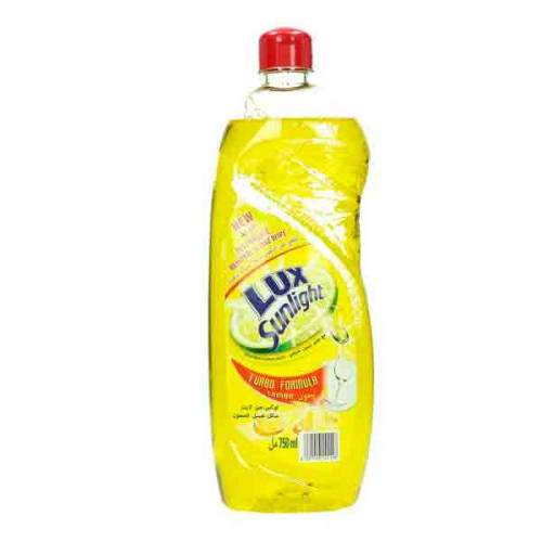 LUX SUNLIGHT DISH WASHING LIQUID LEMON 750ML 