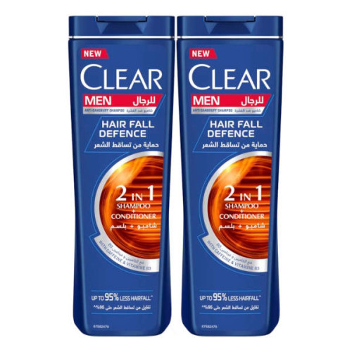 CLEAR SHAMPOO ASSTD 2 X 400ML  