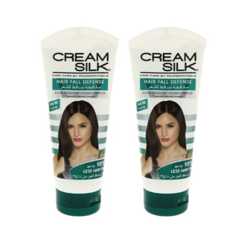 CREAM SILK CONDITIONER HAIR FALL DEFENSE 2 X 180ML 