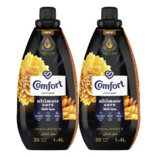 COMFORT ULTIMATE CARE FABRIC SOFTENER INDULGENCE 2 X 1.4LTR 