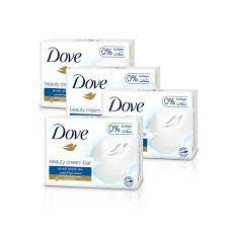 DOVE BAR SOAP WHITE 4 X 125GM@10%OFF