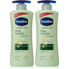 VASELINE LOTION ALOE SOOTHE 2X400ML